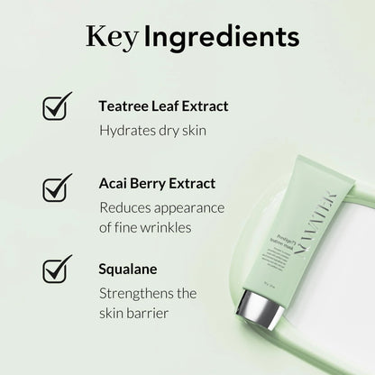 Tea Tree Wrapping Mask Skin Soothing Care Acne Prone Skin 2.4 Oz Teatree & 6 Tropical Fruit Extracts Calming Peel off Mask Korean Skincare for Face